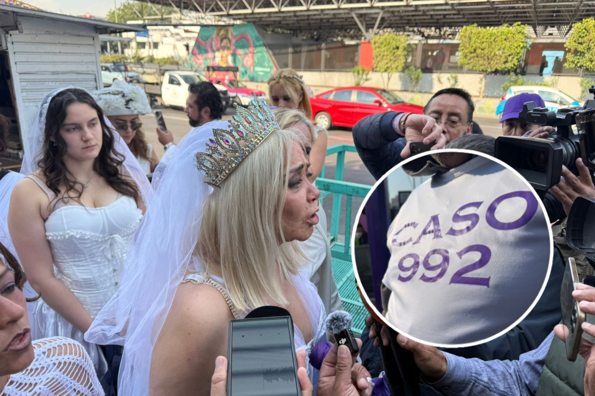 Marcha de las Novias en CDMX.    Foto: Ramón Ramírez | Canva