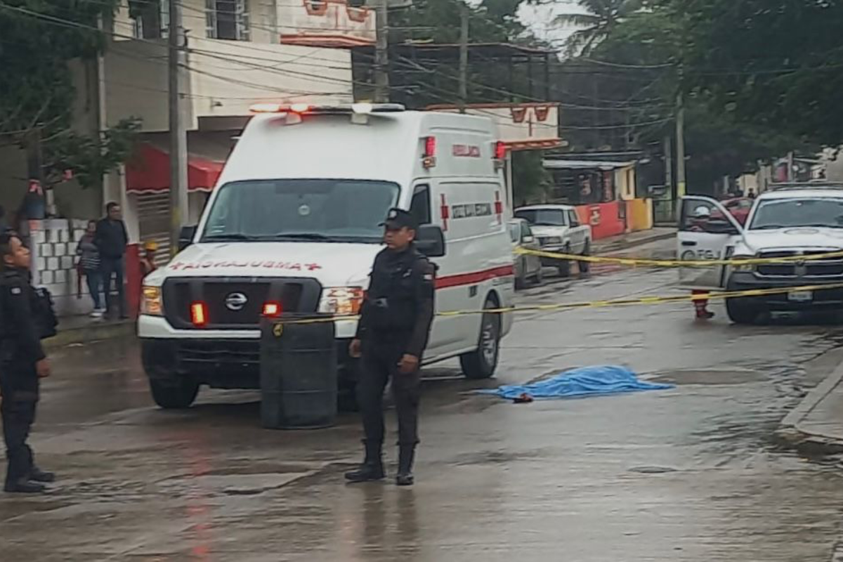 La víctima murió al instante tras el fuerte golpe. Foto: Axel Hassel