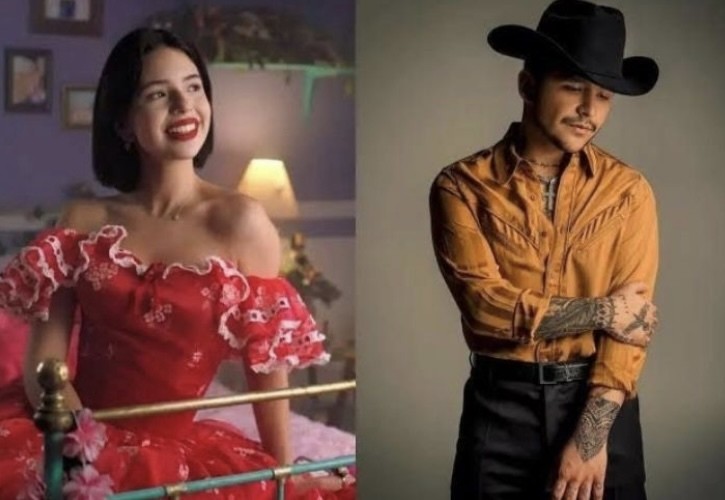 Christian Nodal vuelve arte a su esposa Ángela Aguilar, le dedica tierno dibujo FOTO: Canva/ Archivo