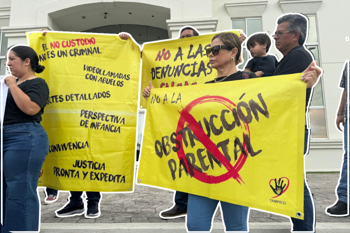 Los inconformes exigen celeridad y sentencias justas por parte de los juzgadores que llevan los casos de custodia compartida. Foto: Axel HasselFoto: Carlos García