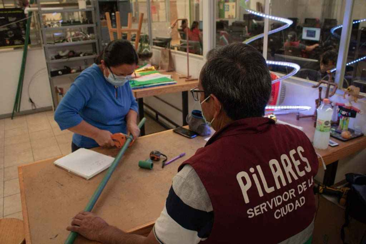 Taller de plomería en PILARES.    Foto: PILARES