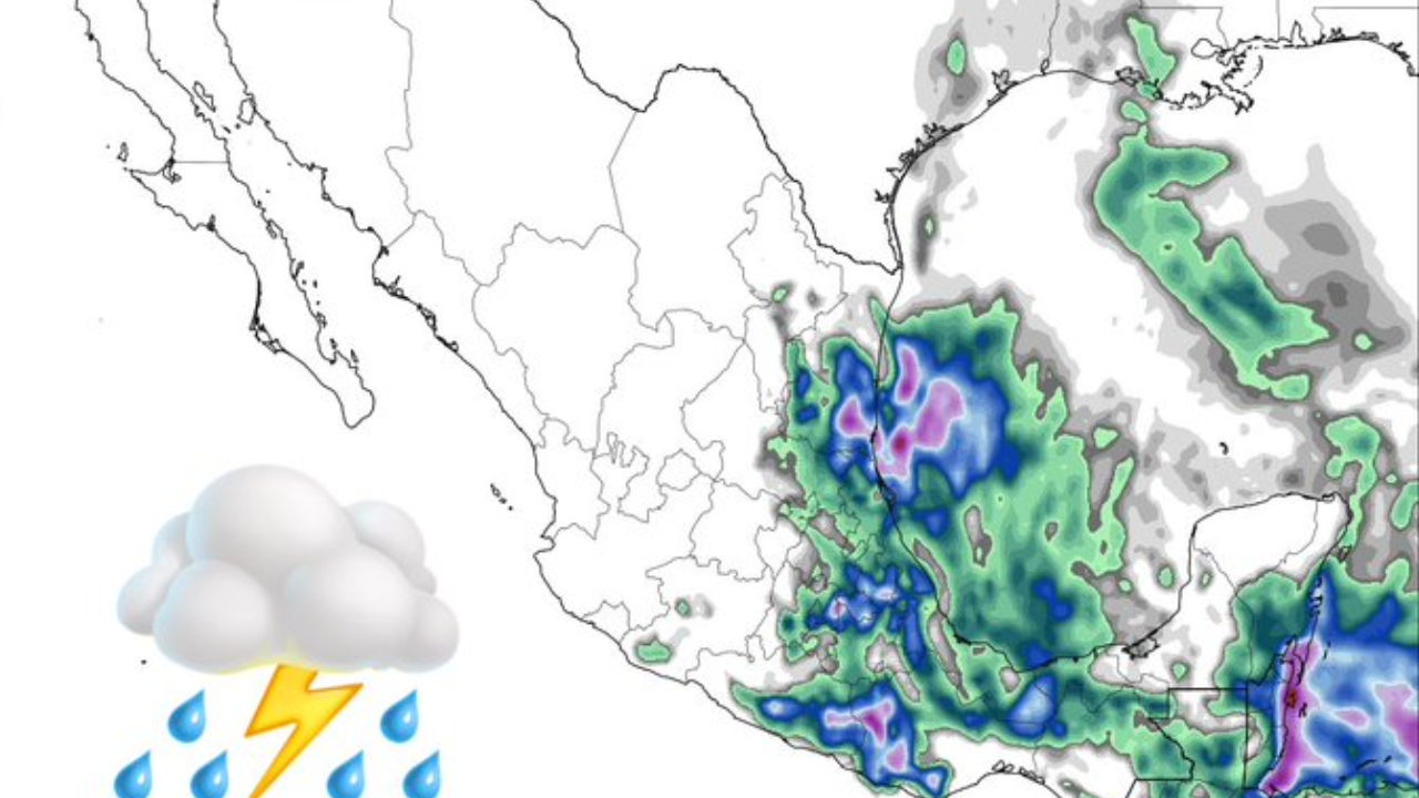 ¡No te confíes! Las lluvias continuarán en el Estado de México los próximos tres días,. Foto: X(@InfoMeteoro).