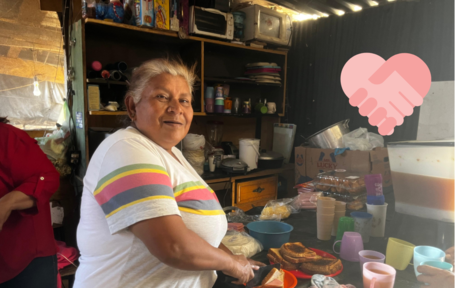 La mujer de Durango que sostiene un comedor comunitario con recursos propios para niños y niñas