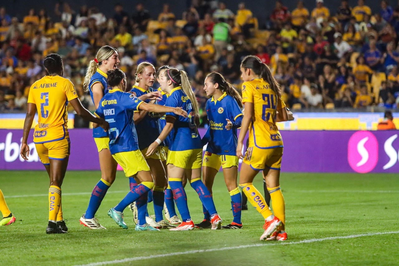 Tigres Femenil cae 1-2 frente América y termina el invicto auriazul