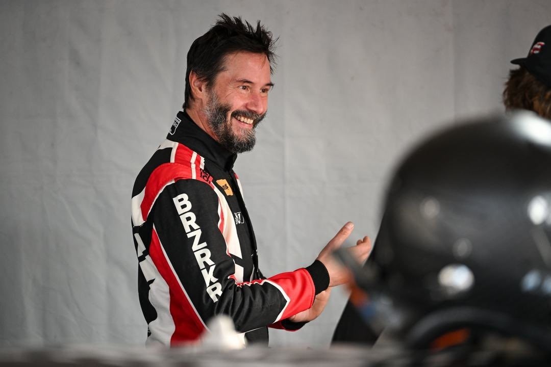 Keanu Reeves debuta como piloto en las 8 Horas de Indianápolis