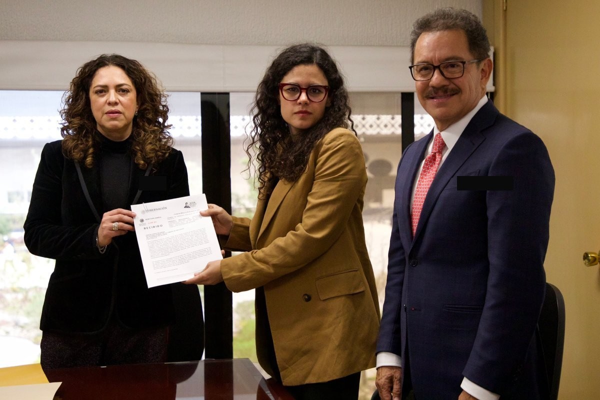 La titular de Gobernación acudió a la Cámara de Diputados con la petición en contra del impartidor de justicia en Tamaulipas. Foto: SEGOB