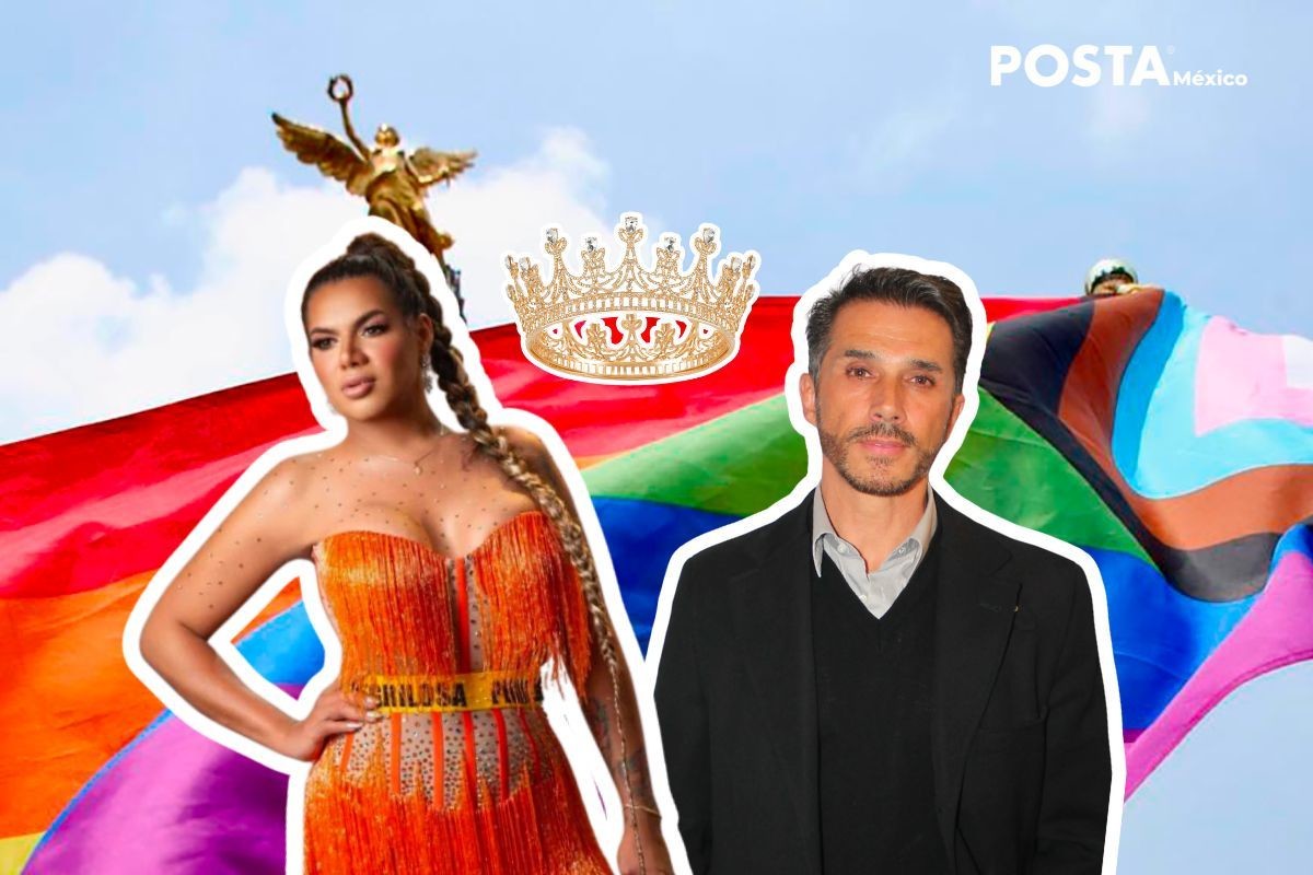Kimberly y Sergio Mayer serán embajador y reina en la marcha LGBT  Foto: Especial