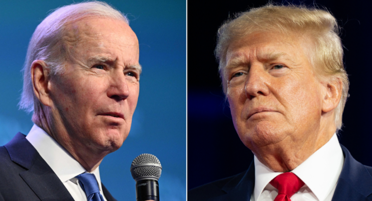 Joe Biden y Donald Trump volverán a enfrentarse en las urnas el próximo mes de noviembre. comicios en los que ambos buscan reelegirse. (FOTO: especial)