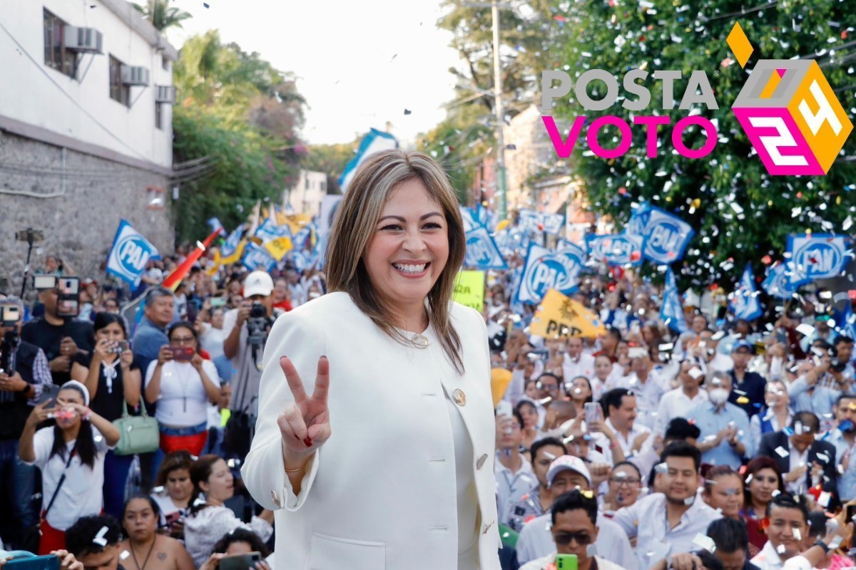 'Morelos ya despertó” Lucy Meza se registra como candidata a la gubernatura. (FOTO: cortesía)