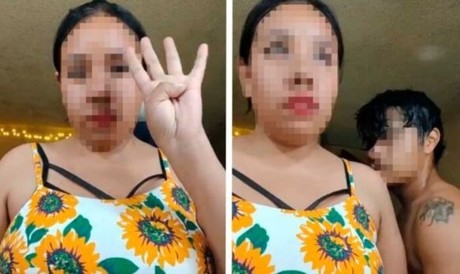 Señal de auxilio en Facebook: Mujer pide ayuda en transmisión.por violencia