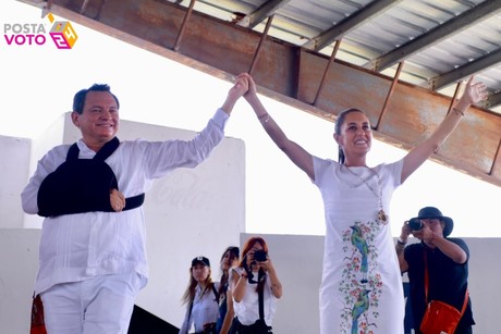 'A Yucatán le va a ir muy bien con 'Huacho' Díaz y Morena': Claudia Sheinbaum
