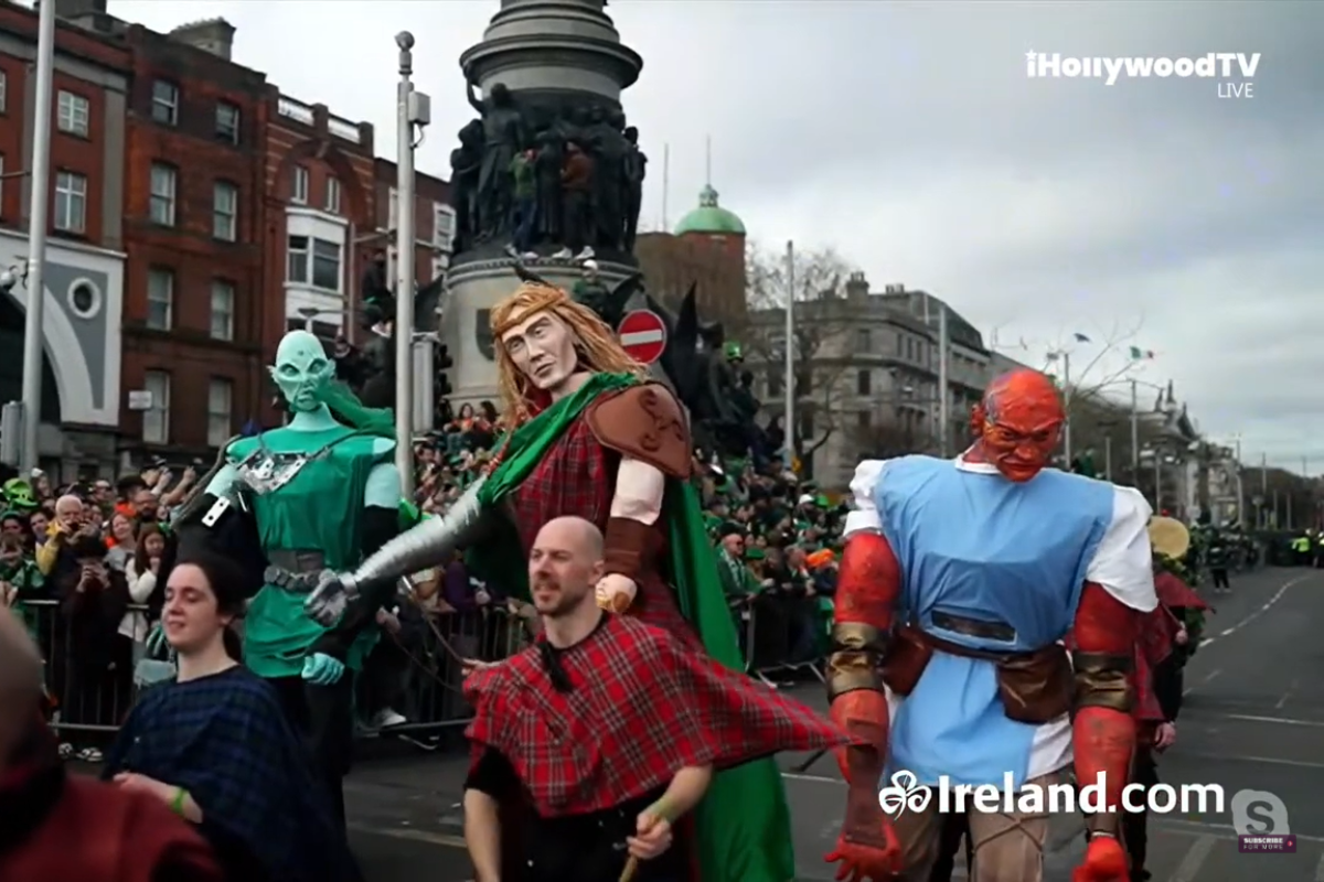 Festival en Irlanda, 'Día de San Patricio'. Foto tomada de (Youtube) ¡HolywoodTV