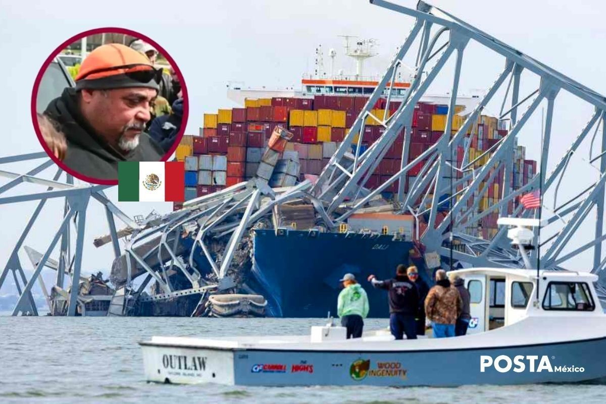 Mexicanos estarían desaparecidos tras colapso de puente en Baltimore Foto: Posta