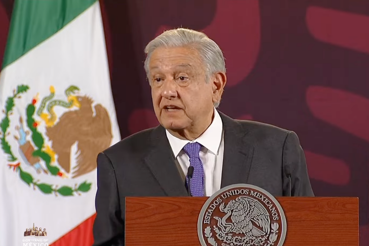 El presidente Andrés Manuel López Obrador en conferencia de prensa del 12 de marzo de 2024. Fuente: YouTube