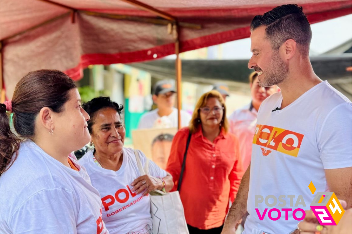 Polo Deschamps, candidato a la gubernatura de Veracruz por Movimiento Ciudadano hace su primer parada de campaña en Pánuco Foto: Equipo de Camapaña