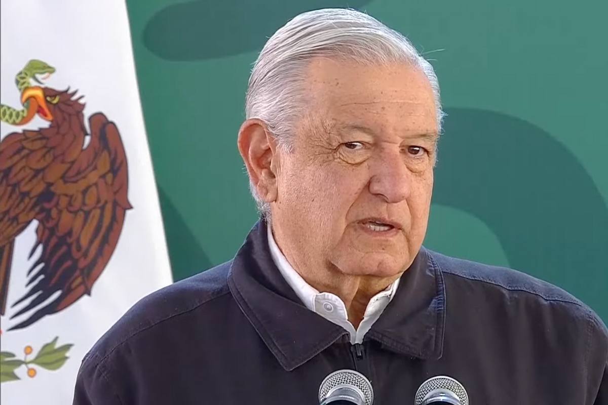 El presidente Andrés Manuel López Obrador en conferencia de prensa del 8 de marzo de 2024. Fuente: YouTube
