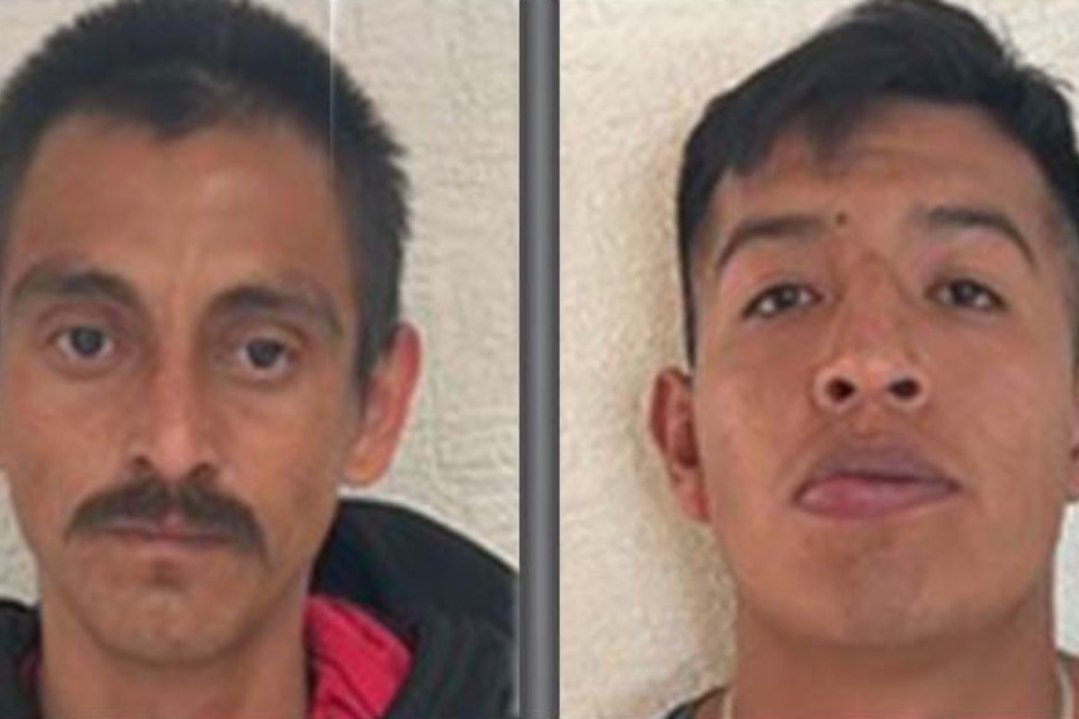 Víctor Armando Torres Jiménez y Bryan Saúl Mendoza Estrada, fueron sentenciados a 50 años de prisión Foto: 'X'(Twitter) @FiscaliaEdomex