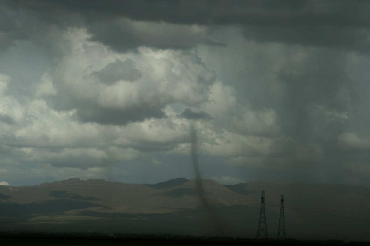 Fuerte tornado captado por turistas Foto: Flickr