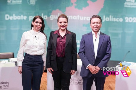 Se declaran ganadores del debate: candidatos a gubernatura de Jalisco