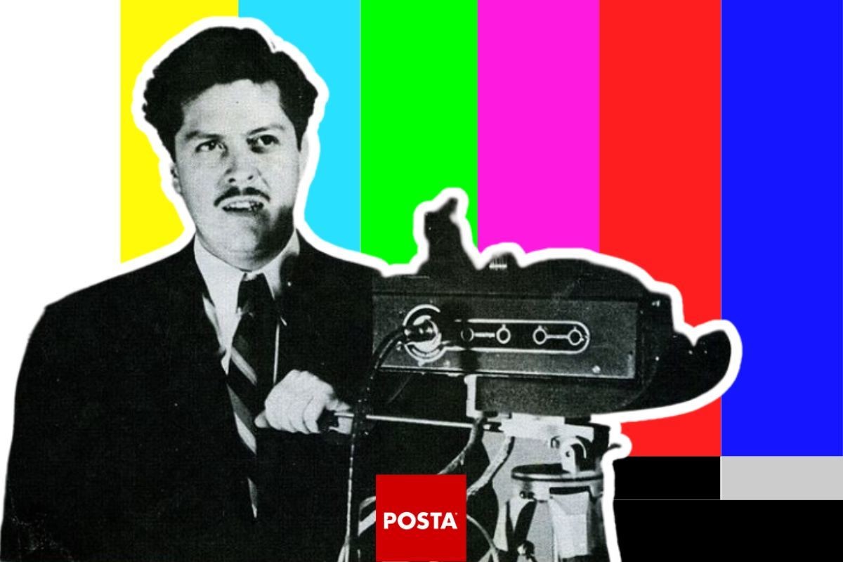 Guillermo González Camarena. Televisión a color. Foto tomada de: POSTA