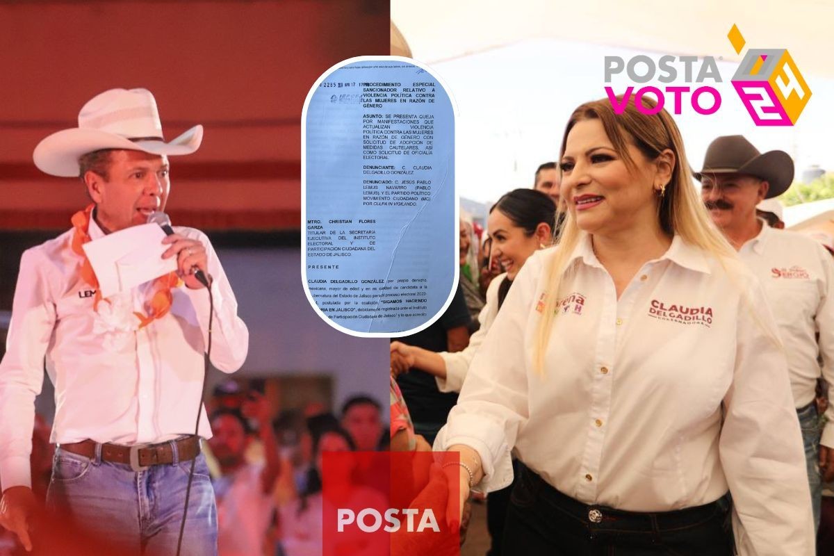 Mujeres de la coalición Sigamos Haciendo Historia respaldan denuncia contra Pablo Lemus por violencia política en razón de género Foto: POSTA