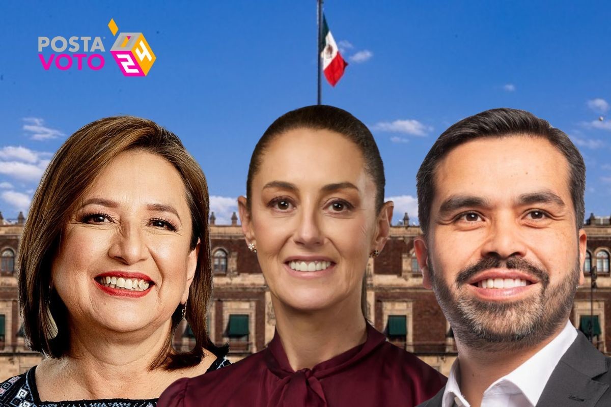 Xóchitl Gálvez, Claudia Sheinbaum y Jorge Máynez contenderán por la presidencia de la República Mexicana Foto: POSTA México