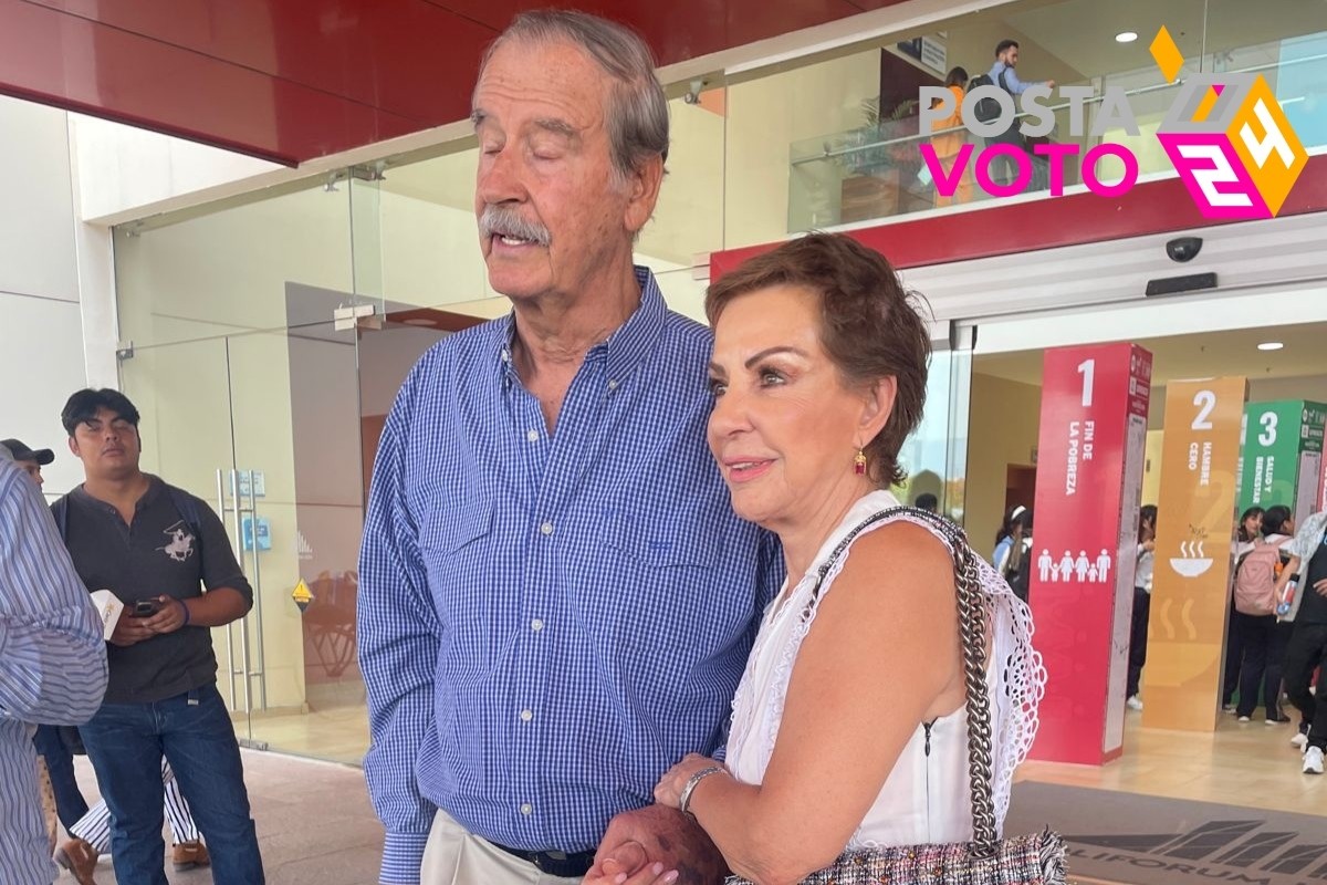 Vicente Fox y su esposa Marta Sahagún Foto: Salvador Pacheco