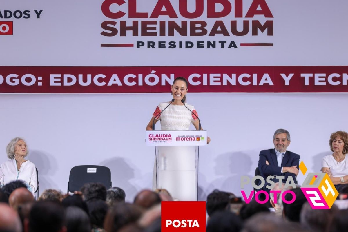 Claudia Sheinbaum, aspirante presidencial por Sigamos Haciendo Historia, asegura que es necesaria la libertad en el área de investigación. Foto: Equipo de campaña