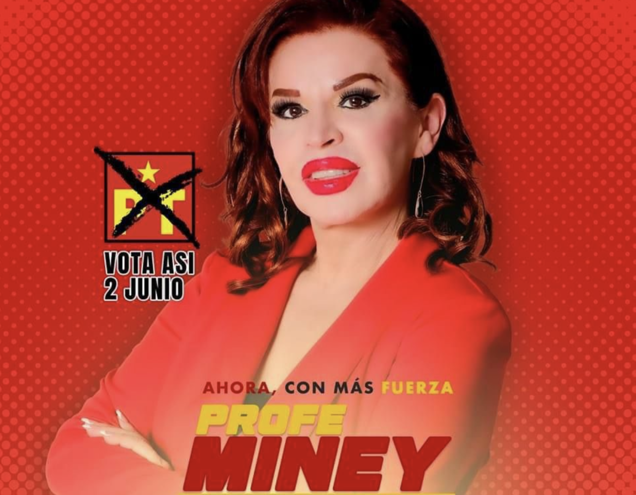 Adriana Garza, conocida como Minei., candidata del PT a la alcaldía de Hidalgo. Foto: Especial