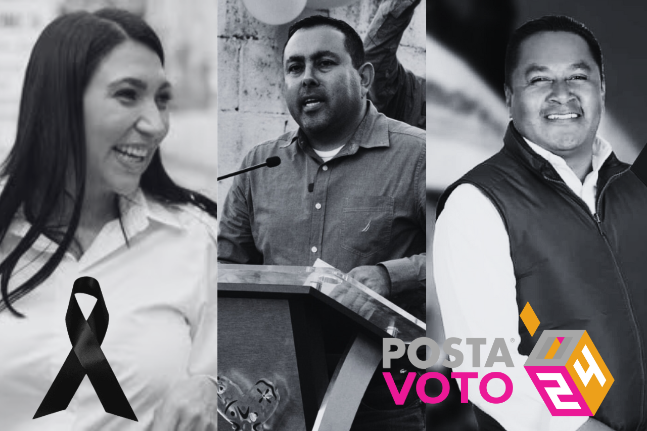 Gisela Gaytán, en Celaya; Noé Ramos, en El Mante; y Jaime González Pérez, en Acatzingo, son algunos candidatos asesinados durante el proceso electoral de 2024. Foto: Especial