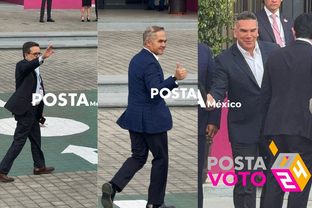 Llegan figuras de la política para presenciar el debate presidencial en la sede del INE Fotos: Alejandro Godina/POSTA CDMX