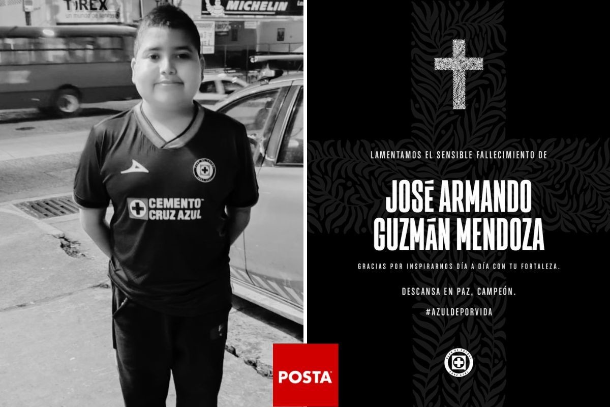 José Armando, fanático de Cruz Azul. Foto: Especial