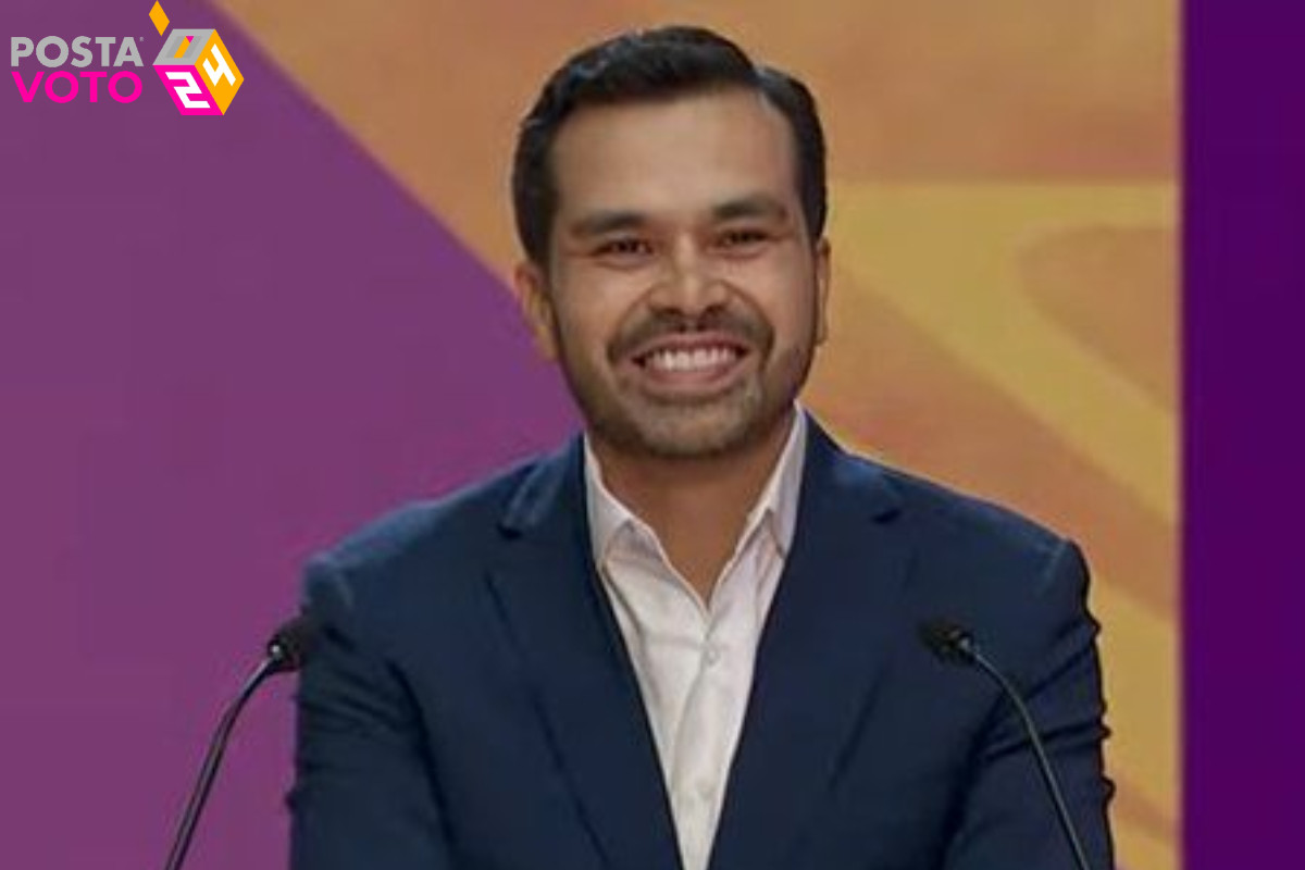 Jorge Máynez durante el Debate Presidencial Foto: POSTA México