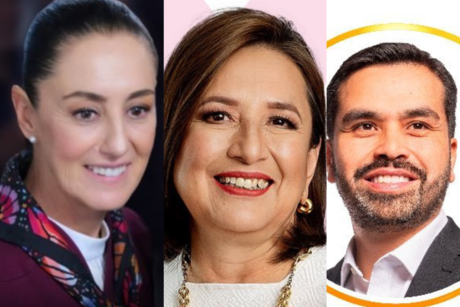 Claudia Sheinbaum, Xóchitl Gálvez y Jorge Máynez listos para debate 2024