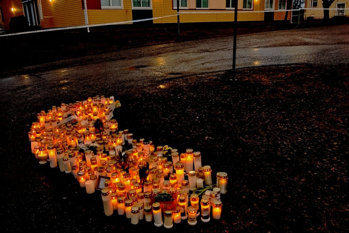 Tras conocerse los hechos, este miércoles 3 de abril Finlandia declaró un día de luto. Foto: X (antes Twitter)/@JpSillanpaeae