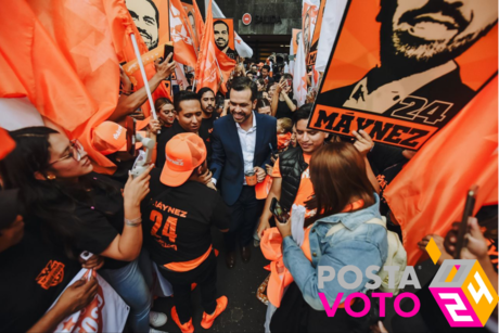 La Barra Naranja despide a Jorge Máynez rumbo al primer debate presidencial