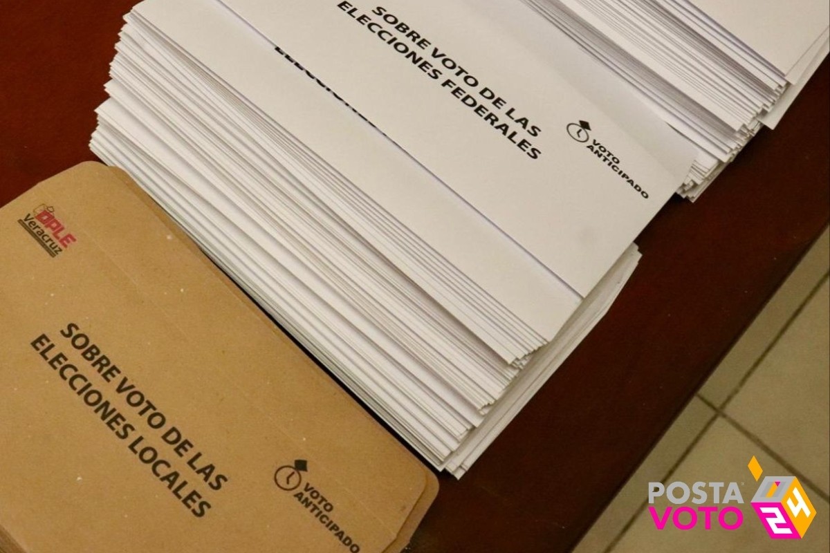 Llegan los sobres para ejercer el voto anticipado Foto: 'X'(Twitter) @INE_Veracruz