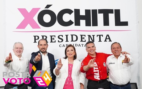 Xóchitl Gálvez refuerza su estrategia con líderes de la coalición