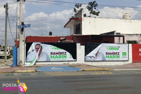 Denuncian daños contra propaganda de candidato de Morena en Yucatán