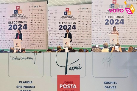 Candidatos a la presidencia firman Pacto por la Primera Infancia