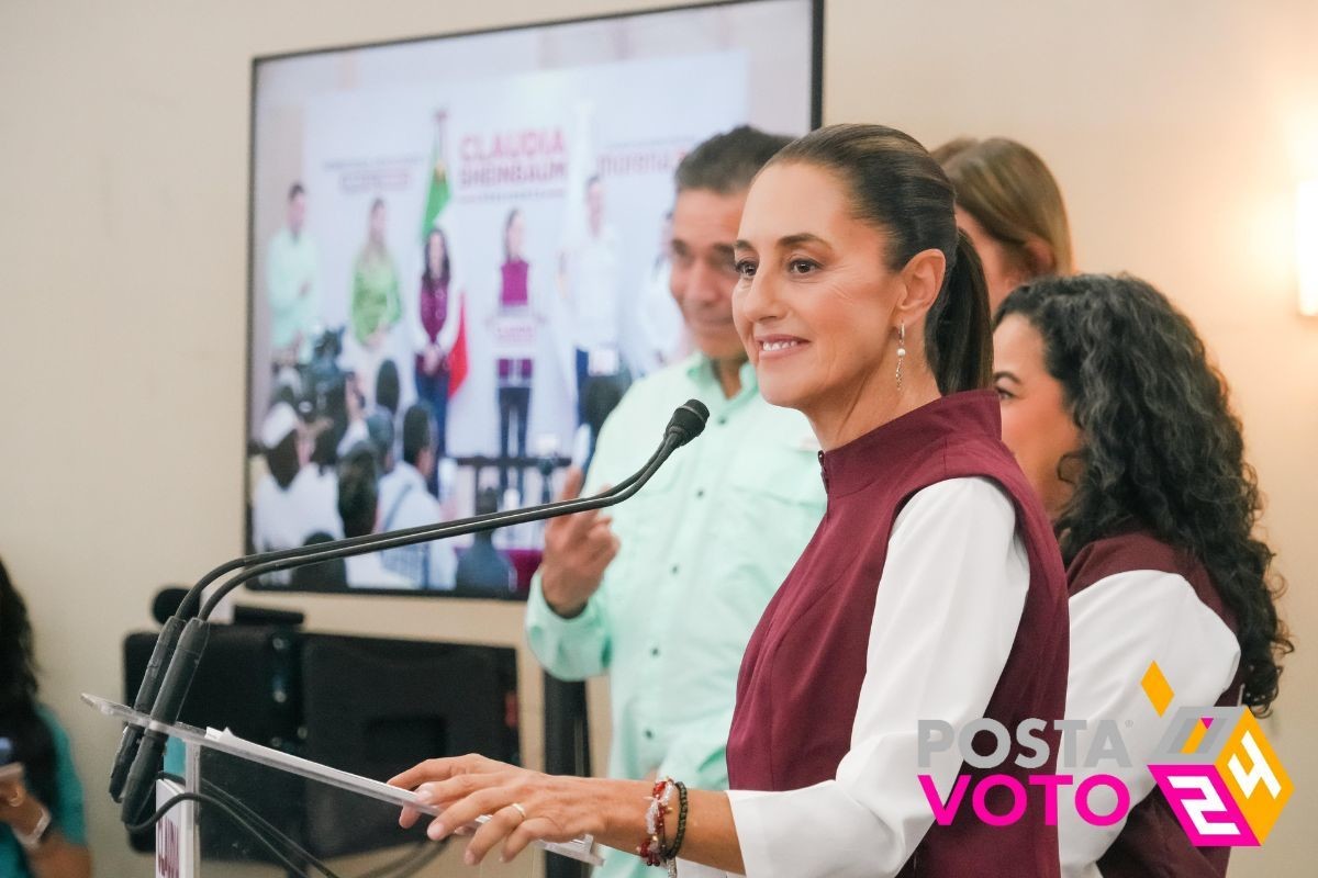 Denuncia Claudia Sheinbaum a Marko Cortés por delitos electorales