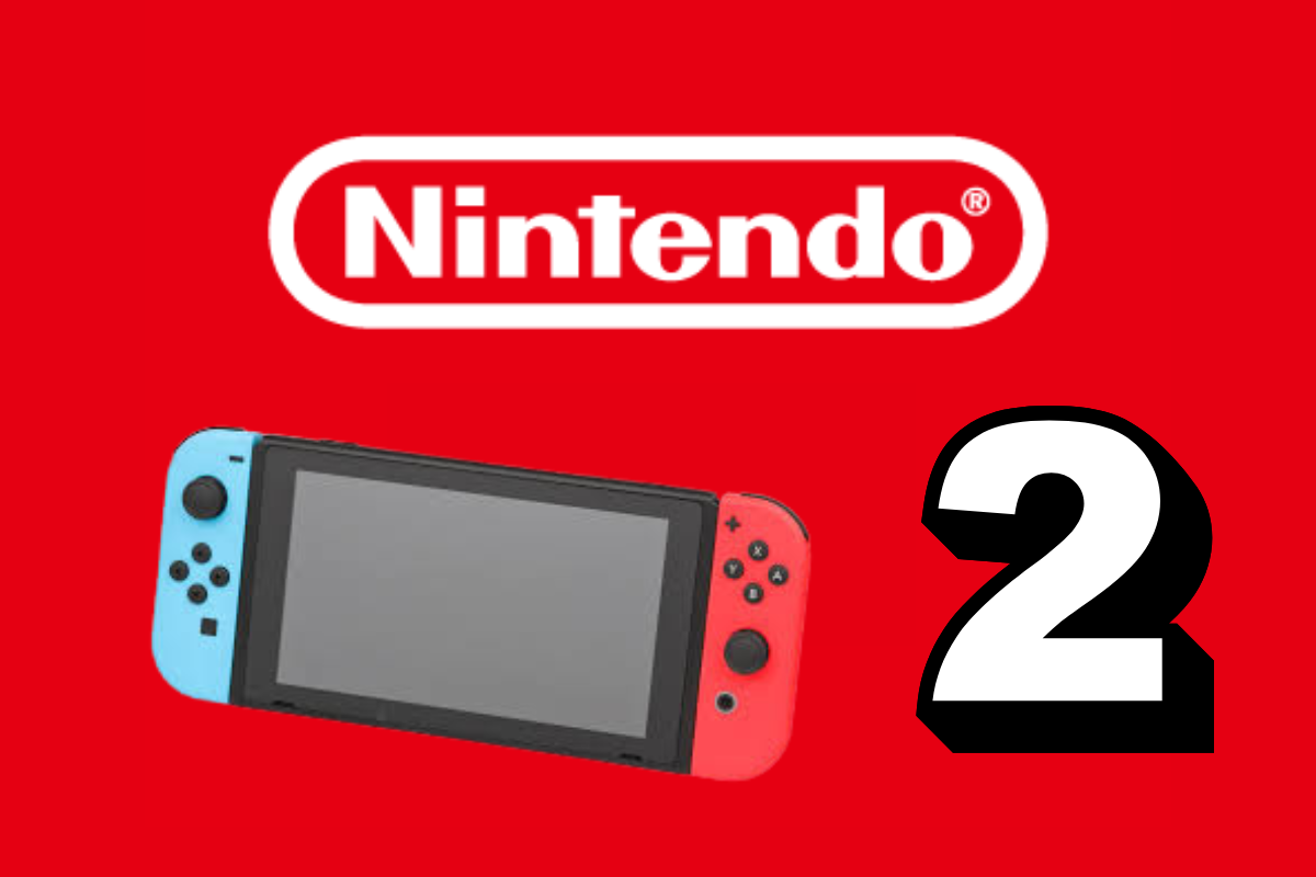 Logo de Nintendo, foto de la consola Nintendo Switch y número 2. Foto: Especial