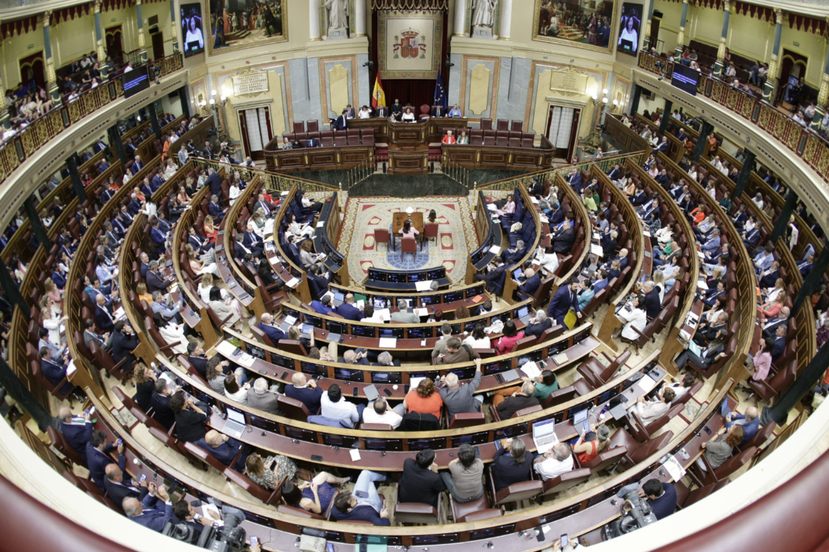 Foto de la sesión del jueves 30 de mayo de 2024 del Congreso de España. Foto: X / (@Congreso_Es)
