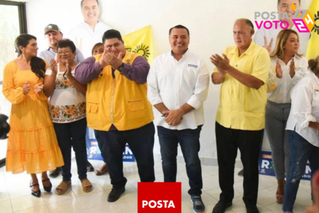 Dirigentes del PRD en Yucatán se unen al proyecto del candidato Renan Barrera