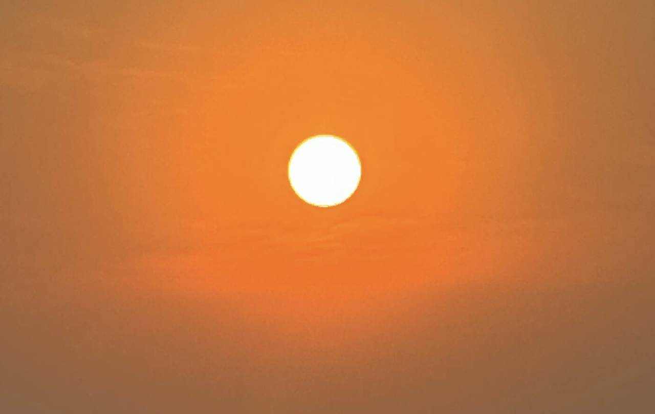 Puesta del sol en Nuevo León. Foto: Martín Gzz