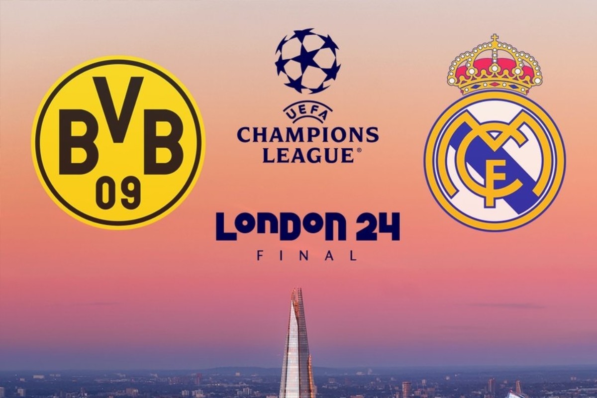 Borussia Dortmund vs Real Madrid en Wembley Foto: 'X'(Twitter) @ChampionsLeague