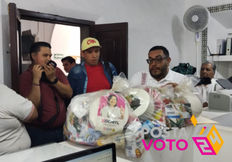 Morena presenta denuncias por entrega de despensas en Veracruz