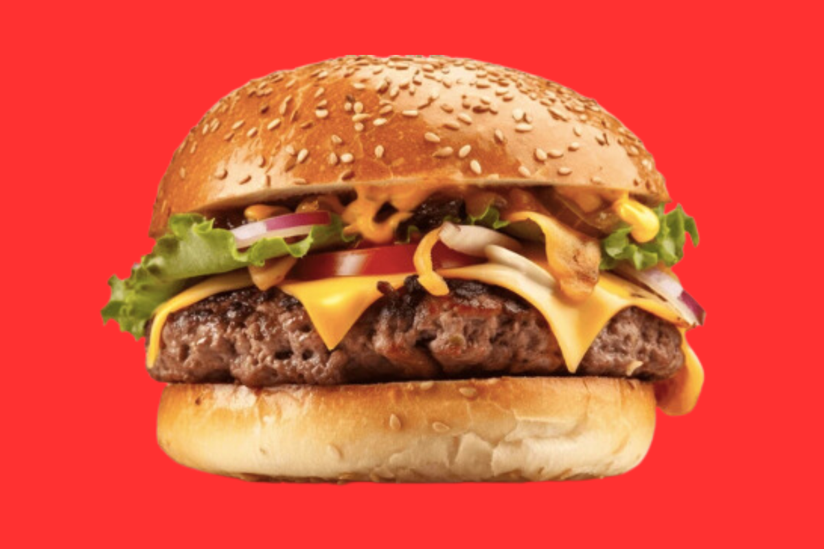 Foto de una hamburguesa. Foto: Especial