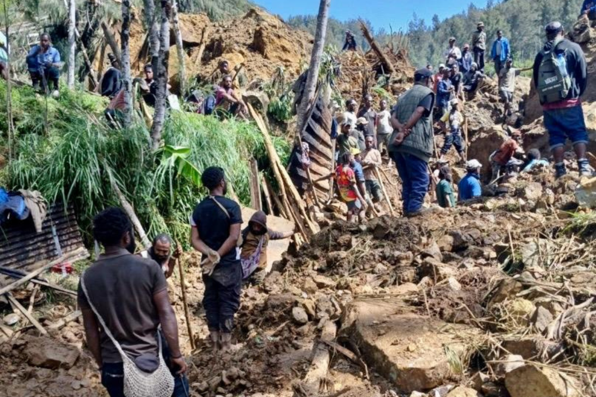 Derrumbe en Papúa Nueva Guinea: más de 2000 personas enterradas vivas en Enga