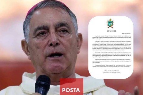 Obispo de Chilpancingo no presentará denuncias y tampoco dará entrevistas